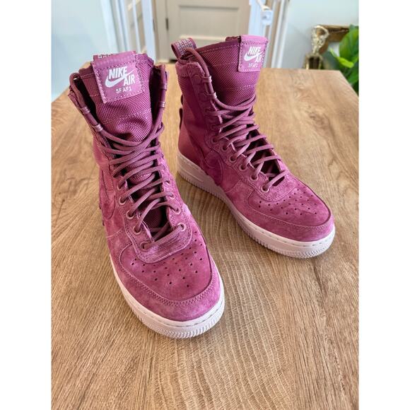 Nike | SF Air Force 1 Force is Female | Vintage Wine | AJ1700-600| Wm’s Size 6.5 - Picture 6 of 16